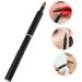 PLAFOPE Portable Lip Brush Lipstick Makeup Brush for Women Lip Balm Applicator Lip Gloss Brush Lip Brush for Women Lip Brush Wand Lip Gloss Applicator Lip Makeup Tools Aluminum 13.40X0.90X0.90CM Black - Buy Online on SooperMarket.com