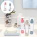 FRCOLOR Travel Shampoo Bottles - 3pcs Portable Lotion Press-Type Cosmetic Bottles for Travel - Buy Online on SooperMarket.com