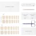 DANNI & TONI Cat Eyes Gel Nail Polish Strips - Crystal Haze French Tip | Salon-Quality Manicure Stickers Set - Buy Online on SooperMarket.com