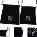 HAPINARY 10 Pcs Storage Bag Cotton Drawstring Bags Straightener Drawstring Bag Hair Dryer Velvet Black - Buy Online on SooperMarket.com