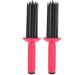 Hair Curling Roll Comb 2pcs Hair Curler Hair Curling Roll Comb Anti Slip Curling Wand Hairstyling ToolsHair Straightening Irons Curling for Hair Salon Home - Buy Online on SooperMarket.com