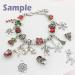100pcs Clasp Bail Tube Beads for Jewelry Making - DIY Necklace Bracelet Charms (M611) - Buy Online on SooperMarket.com