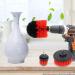 3pcs 3 Colors Drill Brush Replacement Power Scrubber Brush Electric Drill Kit for Bathroom Surfaces Tub Kitchen Shower and Sinks (Red) - Buy Online on SooperMarket.com