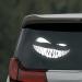 Funny Devil's Skew Eye Car Sticker | Reflective Self-Adhesive Auto Decal for Windows & Bumpers | SHICHANGDA Silver White - Buy Online on SooperMarket.com