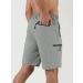 Suwangi Men's Quick-Dry Cargo Shorts - Light Gray Medium | Outdoor Athletic & Travel Gear - Buy Online on SooperMarket.com