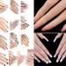 Ruarby Semi Cured Gels Nails Strips Pedicures Stickers Toe Nails Stickers Gels Nails Pedicures Strips Gels Nails Wraps UVS Light Need JZ98 - Buy Online on SooperMarket.com