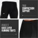 CompressionZ Men's Compression Pants - Black Large | Base Layer Running Tights for Sports - Buy Online on SooperMarket.com