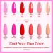 Lavender Violets 12 Pcs Dip Powder Nail Kit 6 Colours Nude Pink Shimmer Salmon Bright Red Dipping Powder Liquid Set with Base & Top Coat Activator Starter French Nail Art Manicure M208 - Buy Online on SooperMarket.com