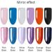 Holographic Nail Powder Holo Rainbow Mirror Effect Nail Pigment Kit for Nail Gel Polish Dipping Tool Purple - Buy Online on SooperMarket.com