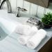 BC BARE COTTON Eco Washcloths - Set of 6 White | Dobby Border | Sustainable Eco-Friendly Products - Buy Online on SooperMarket.com
