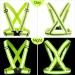 Adjustable High Visibility Reflector Vest for Biking & Jogging | Safety Vest with Strap Bracelet for Men & Women - Buy Online on SooperMarket.com