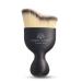 Dual-Action Brush: Perfect for Foundation & Powder | Global Fashion 10x6x3cm 15g Black