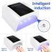 72W Rechargeable UV LED Nail Lamp | Professional Nail Dryer with 4 Timers and LCD Display - Buy Online on SooperMarket.com