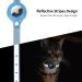Buy Kocnydey Reflective Airtag Cat Collar - Adjustable Anti-Wing Collar for Cats & Small Dogs (M 28-37cm) - Blue - Buy Online on SooperMarket.com