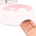 Fur & Bone Double Slow Feeder Dog Bowl | Raised Non-Slip Cat Food & Water Bowl | Stainless Steel, Pink - Buy Online on SooperMarket.com