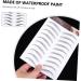 MUSISALY 3 Sheets Waterproof Eyebrow Stickers Waterproof Fake Eyebrows Sticker Eyebrows Transfer Stickers 21x15cm Black 2 - Buy Online on SooperMarket.com