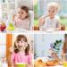 Vicloon Baby Spoons 7 Pcs - Silicone Self-Feeding Weaning Spoons for Kids & Infants - Training Spoon Set for Toddlers - Light Color - Buy Online on SooperMarket.com