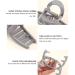 WACHLL 3 Inch Hair Claw Clips for Women - Set of 9 Nonslip Medium Large Clips for Thin Hair - Cross-Shaped Bobby Pins - Buy Online on SooperMarket.com