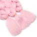 Tess Braids Extensions Ombre 60 cm - 3 Pack Jumbo Kanecalon Hair for Box Braids | Black/Light Pink Ombre 100g Bundle - Buy Online on SooperMarket.com
