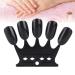 Nail Art Tips - 10pcs Black Nail Sticks Display for Polish & Gel - Perfect Manicure Practice Tool - Buy Online on SooperMarket.com