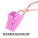Magnetic False Eyelash Applicator Tool - Professional Stainless Steel Tweezers for Easy Application and Removal (Rose Gold/Purple) - Buy Online on SooperMarket.com