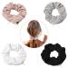 Rapoyo 4-Piece Colorful Hair Ties with Zipper Bag | Stylish Scrunchies & Elastic Hair Bands for Women & Girls - Perfect Ponytail Accessories - Buy Online on SooperMarket.com