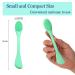 Silicone Face Mask Brush Applicator Set - Facial Makeup Remover Scrubber for Clay, Mud, Charcoal Masks - 2 Pack Red+Green - Buy Online on SooperMarket.com