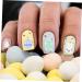 FRCOLOR 6 Boxes Nail Art Stickers Nail Slices Cute Nail Art Decors Manicure Ornaments Resin Heart Charms Nail Art Gems 3d Nail Bunny Decals Crystal Decor Flash Polymer Clay Nail Flakes - Buy Online on SooperMarket.com
