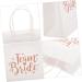 6pcs Wedding Bridesmaid Gift Bag Wedding Party Favor Bags Items for Wedding Welcome Bags Bridal Shower Bags Groomsmen Bags Bride Gift Bag Hen Party Bag Bridesmaid Bag Props Paper - Buy Online on SooperMarket.com