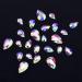 Tisslan 100pcs Crystal AB Foiled Pear Shape Flatback Rhinestone Set for Nail Art Decorations - DIY Supplies - Buy Online on SooperMarket.com