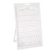 Nail Polish Color Card Dekaim Nail Art Display Stand Nail Polish Gel Color Display Card Nail Practice Manicure Tool(White)