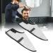 1 Pair Hair Stylist Shoe Covers Prevent Slipping Hair Dye Cape Shoes Plastic Shoe Cover Transparent Design Washable Suitable for All Sizes of Feet for Hair Cutting