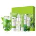Green Tea Skincare Set 19-In-1 Skincare Gift Set With Natural Extracts Cleanser Face Serum Face Cream Eye Cream Facial Mask And Mud Mask Moisturizing Skincare Set For Teen Girls