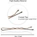 BasicSense 30PCS Dark Brown Metal Bobby Kirby Hair Pins - Buy Online on SooperMarket.com