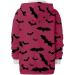 Shop Creoqiji Women's Black Sweater | Fashionable Long-Sleeved Hooded Style with Button & Cord Tie - Hot Pink Options Available - Buy Online on SooperMarket.com