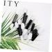PLAFOPE 50pcs Sponge Dual Eyeshadow Brush Makeup Eyeshadow Brush Kit Eye Shadow The Face Travel Eye Cream M White - Buy Online on SooperMarket.com