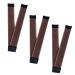 3 Pcs Fast Bun Maker Magic Hair Donut Bun Maker French Twist Hair Fold Wrap Snap Band Special Hair Bun Maker Easy Snap Doughnut Styling Easy & Fast Hair Buns for Girls Women (Brown)