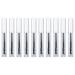 10 Pieces 3ml Empty Mascara Tube Empty Mascara Bottle with Rubber Inserts for Eye Makeup
