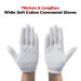 Buy Cotton Gloves - 6 Pairs Soft Moisturizing White Gloves for Men & Women - International Shipping Available - Buy Online on SooperMarket.com