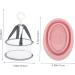 WOFASHPURET 1 Set Makeup Brush Cleaning Silicone Brush Cleaner Portable Hanging Rack for Clothes Makeuo Laundry Racks for Drying Clothes Foldable Makeup Puff Beauty Egg Fabric Makeup Egg - Buy Online on SooperMarket.com