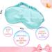 Gel Eye Mask + Silk Sleep Mask: Hot/Cold Therapy for Puffy Eyes, Dark Circles, Headaches - Adjustable Strap & Reusable (Light Green) - Buy Online on SooperMarket.com