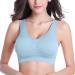 CreoQIJI Women's Corsets & Bustiers - Breathable Wireless Sleep Bra (3 Pack S-6XL) - Comfortable Sports Bra in Pink - Buy Online on SooperMarket.com