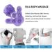 Topwon Palm Shaped Massage Glove - 360-Degree Metal Roller Ball for Cellulite Reduction - Purple - Buy Online on SooperMarket.com