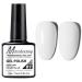 White Nail Polish - Nail Gel Polish - Quick Dry Nail Varnish - Long Lasting Chip Resistant Soak Off UV LED Nail Lamp Gel Polish Nail Art Manicure DIY Home
