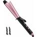 Long Barrel Curling Iron 1.25 Inch | Ceramic Curling Iron with Argan Oil & Keratin for Thin Hair | 11 Adjustable Temp & Clips Included - Buy Online on SooperMarket.com