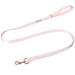Lionet Paws Dog Leash - Silk Leash for Small Medium Large Dogs Matching Collars for Girls and Boys XS Leash (Pack of 1) Pink