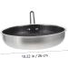 MAGICLULU Stainless Steel Griddle 1pc Outdoor Non Stick Pan Iron Honeycomb Water Cup Camping Skillet - Buy Online on SooperMarket.com