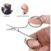 Jarvistar Premium Rounded Bent Nasal Scissors - Stainless Steel Facial & Nail Scissors for Men - 9.5 cm Ear & Hair Scissors - Bartscher Quality - Buy Online on SooperMarket.com