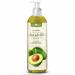 Pure Original 100% Pure Fractionated Oil 16 fl Oz. Perfect for Aromatherapy Relaxing Massage Therapy Hair & Skin Care or Carrier for Diluting Essential Oils Moisturizer & Softener (Avocado Oil)