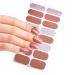 20 Pcs Semi Cured Gel Nail Strips With Soft Glossy Gel Finish Long Lasting Nail Wraps Glitter Gel Nail Stickers Convenient And Easy To Use Nail Sticker Ze0530
